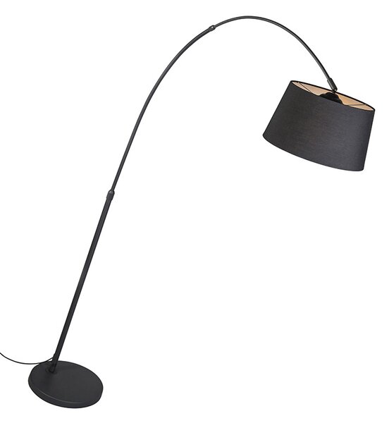 Lampă arcuită inteligentă modernă neagră, inclusiv Wi-Fi A60 - Arc Basic