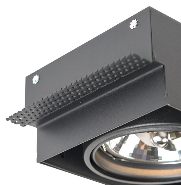 Spot integrat negru AR111 inclinabil și rotativ - Oneon
