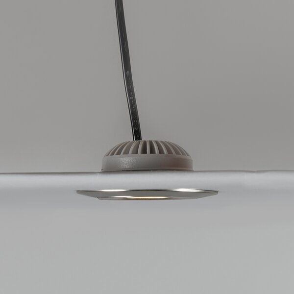 Set de 3 spoturi îngropate din oțel inclusiv LED IP44 - Relax LED