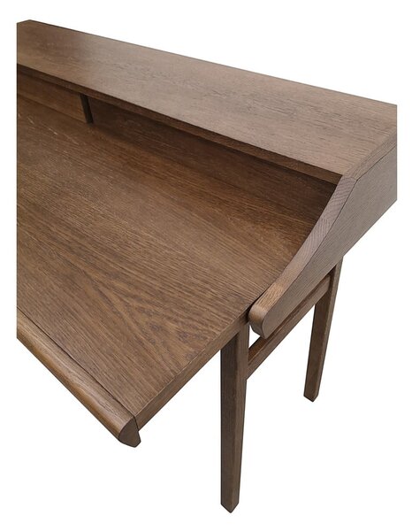 Birou cu blat de lucru retractabil Woodman Carteret, lățime 115 cm
