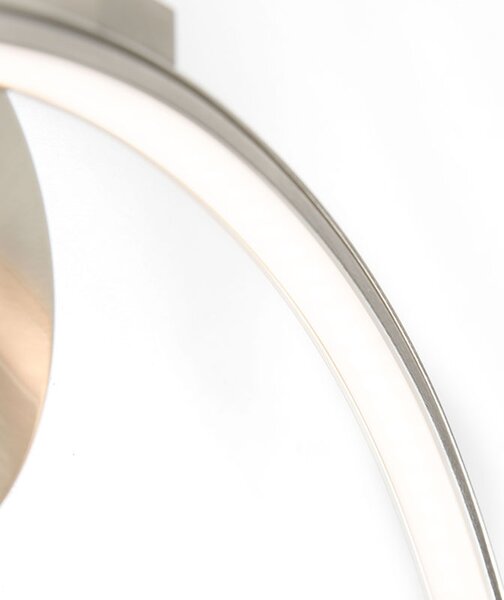 Aplică modernă din oțel incluzând LED cu dimmer tactil - Arch