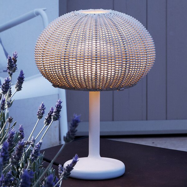 Bover Garota Mini lampă LED masă, de exterior, Bej, Metal, Design
