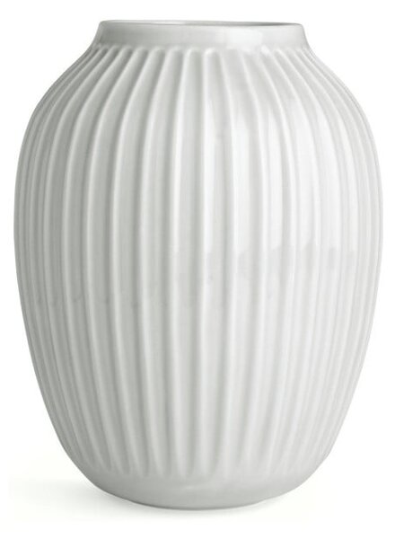 Vază din gresie Kähler Design Hammershoi, înălțime 25 cm, alb