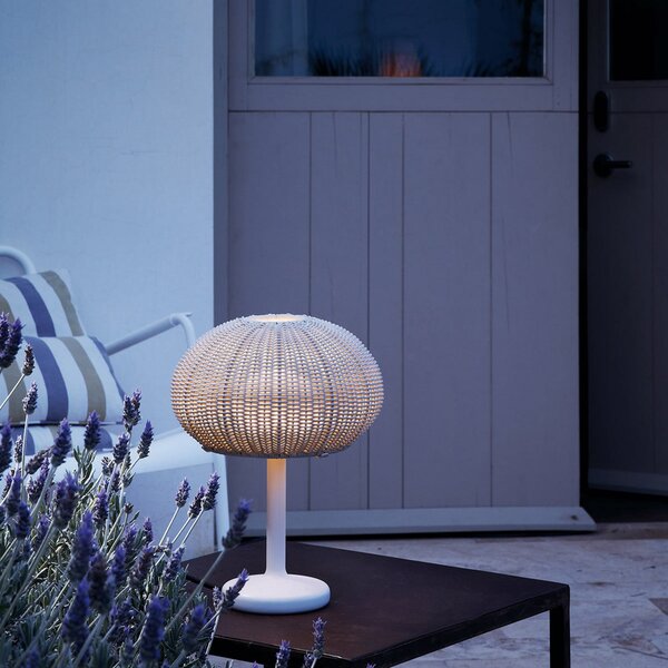 Bover Garota Mini lampă LED masă, de exterior, Bej, Metal, Design