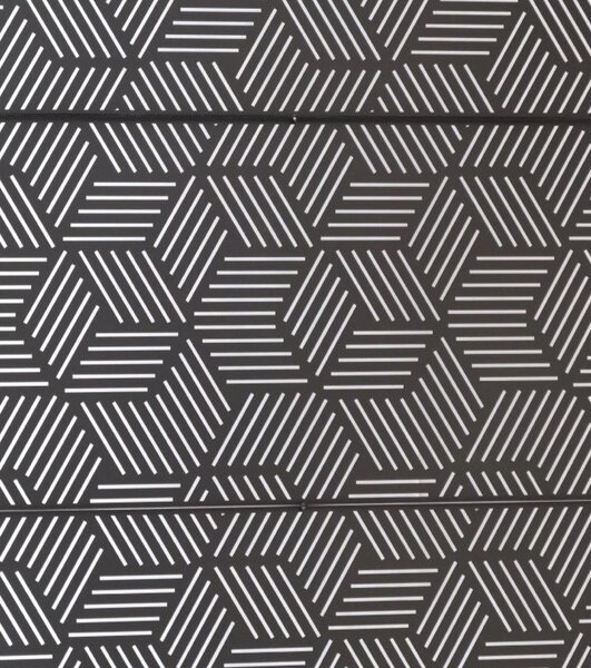 Furnigo Paravan metalic - negru