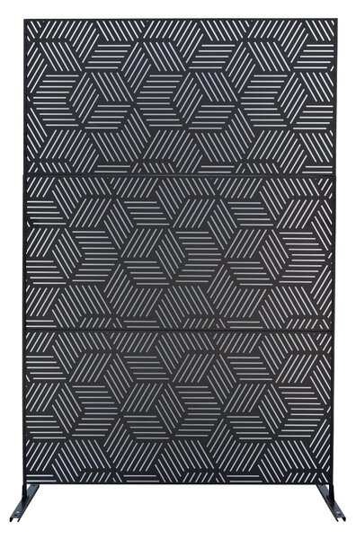 Furnigo Paravan metalic - negru