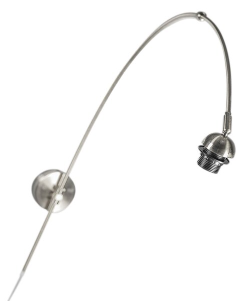 Lampa de perete moderna din otel fara abajur - Boog