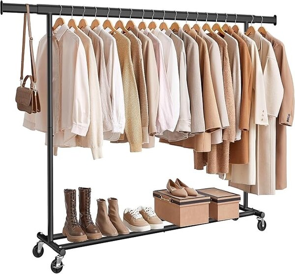 Cuier stander Negru Songmics 200x45x161.5 cm