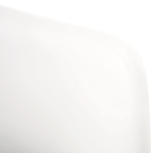 KONDELA Scaun pivotant elegant, alb, ETOSA