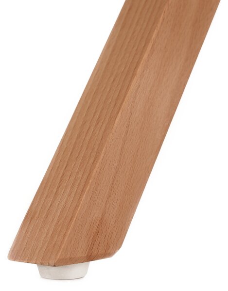 KONDELA Scaun pivotant elegant, alb, ETOSA