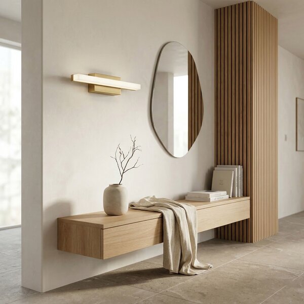 Lampa de perete LED 42CM APP1851-1W BRUSH GOLD