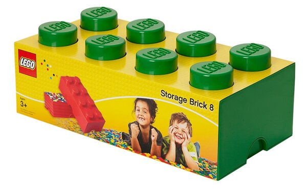 Cutie depozitare LEGO®, verde