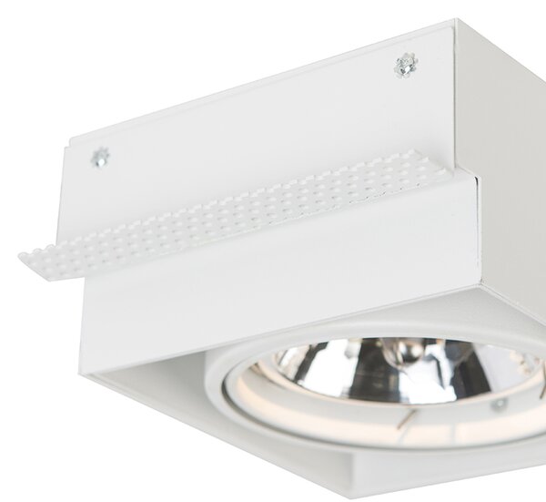 Spot LED îngropat alb AR111 Inclinabil și Rotabil Trimless - Oneon