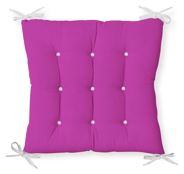 Pernă pentru scaun cu amestec de bumbac Minimalist Cushion Covers Lila, 40 x 40 cm