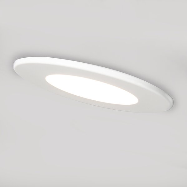 Set de 3 spoturi îngropate albe, inclusiv LED 3000K 4W IP65 - Blanca
