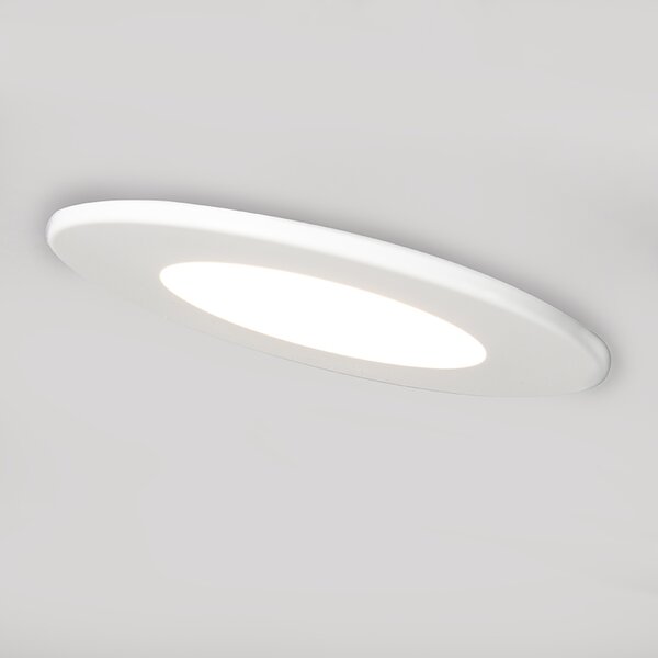 Set de 3 spoturi incastrate pentru baie rotunde LED 5W alb impermeabile - Blanca