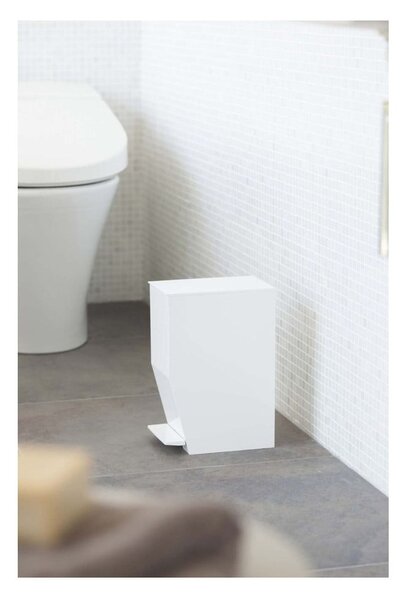 Coș de gunoi alb cu pedală din plastic 3,9 l Tower – YAMAZAKI