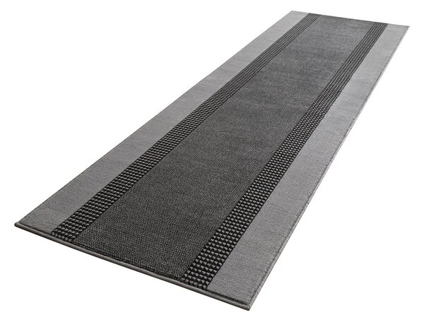 Covor tip traversă Hanse Home Basic, 80x200 cm, gri