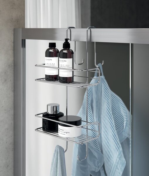 Aqualine Aqualine, Chrome LINE rafturi de sârmă colț triplu crom, 37015