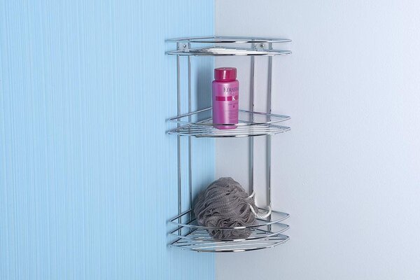 Aqualine Aqualine, Chrome LINE rafturi de sârmă colț triplu crom, 37015