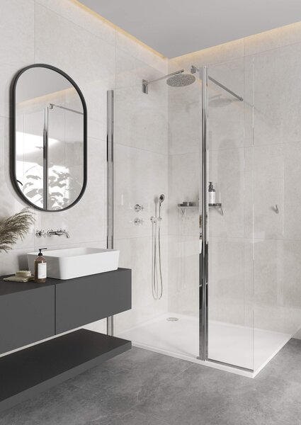 Deante Silia, raft de perete 436x124x89 mm, crom, DEA-ADI_0511