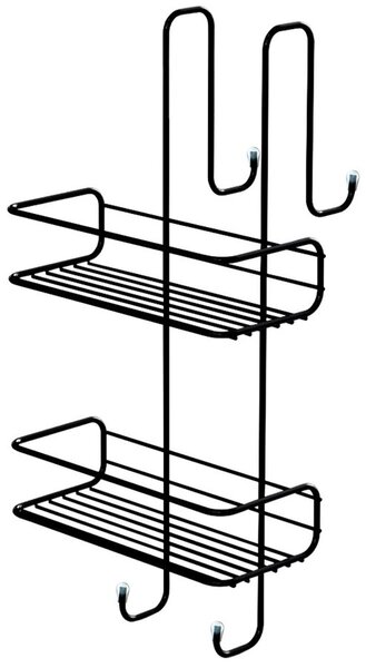 Gedy Gedy, poliță de duș suspendată CHROM LINE 240x490x220mm, negru mat, 248514