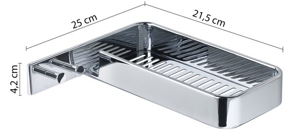 Gedy Gedy, raft Il GIGLIO, 250x42x215mm, crom, A91913