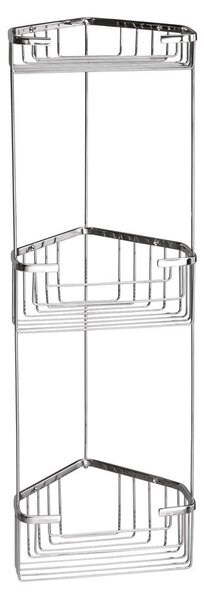 Gedy Gedy, poliță de colț SMART cu trei niveluri 200x590x150 mm, crom, 2484