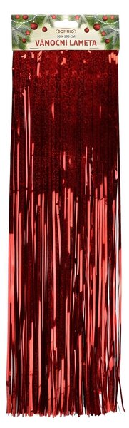 Beteală de Crăciun Ploaie roșu, 50 x 100 cm, laser efect