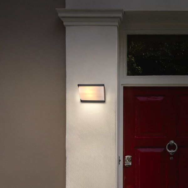 OSRAM Lampa de exterior ENDURA CLASSIC ANGELA, gri închis, IP54, reglabil, Gri, Aluminiu, Modern