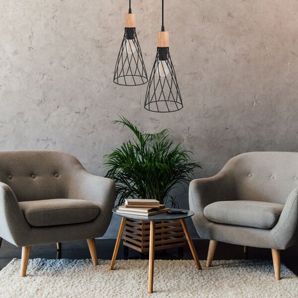 Lampă de tavan APP1268-1CP Black