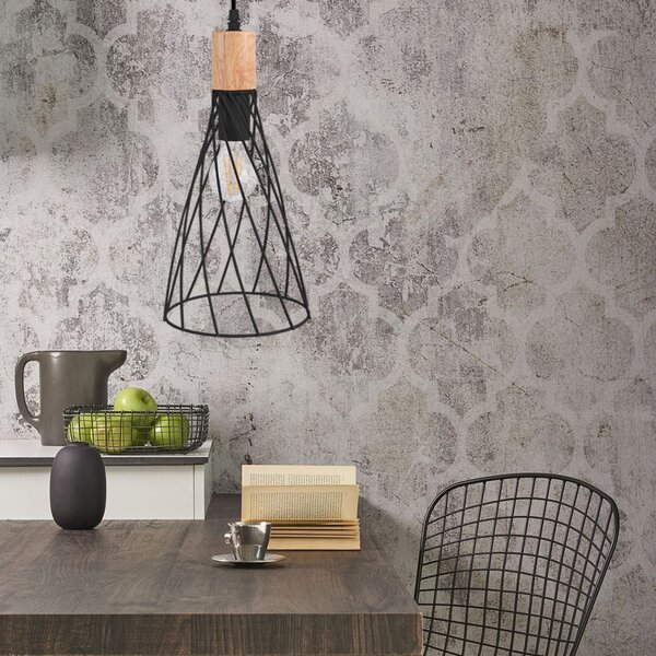 Lampă de tavan APP1268-1CP Black