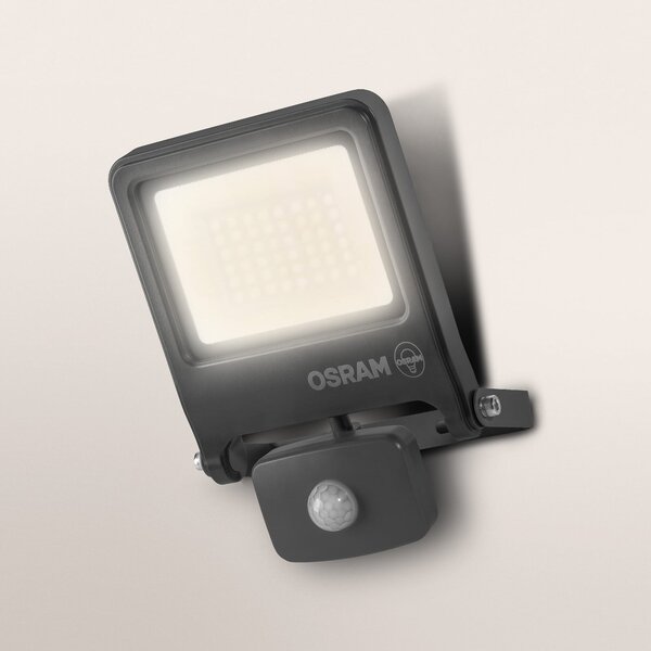 OSRAM Spot exterior ENDURA FLOOD, gri, senzor 30 W 830 IP44, Gri, Aluminiu
