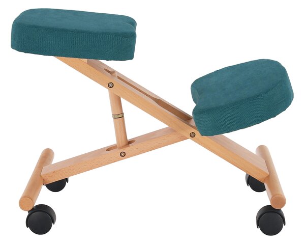 KONDELA Scaun ergonomic, petrol/ fag, FLONET