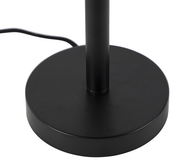 Lampă de masă modernă neagră fără umbră - Simplo