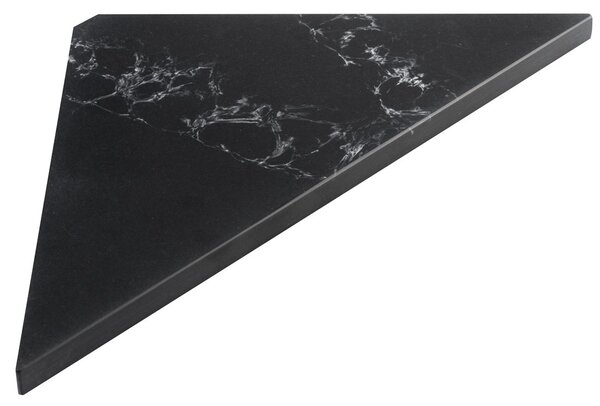 Sapho Sapho, poliță de colț ABELINE Rockstone 200x200mm, mansardă neagră, AE200-0598