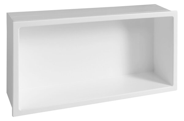 Polysan Polysan, poliță de perete INSERTA, marmură turnată, 510x270mm, alb, 1301-53