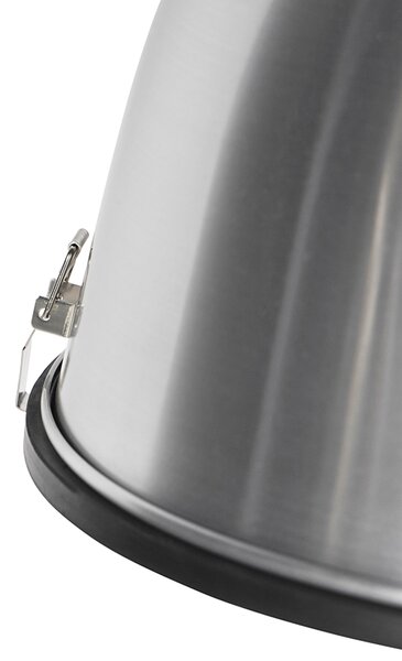 Set de 2 lămpi suspendate din aluminiu 38 cm cu dimmer - Anteros