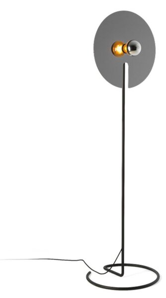 Wever & Ducré Lighting WEVER & DUCRÉ Lampa de podea Mirro 2.0 negru/cromo, reglabil, Negru, Camera de zi / sufragerie, Metal, Modern