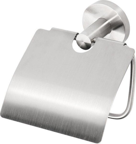 Sapho Sapho, suport pentru hârtie igienică X-STEEL cu capac, oțel inoxidabil periat, XS701