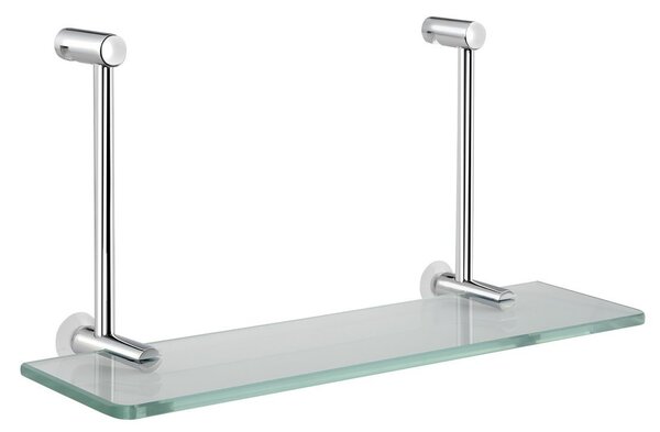 Sapho Sapho, Raft suspendat din sticla pentru paravan de dus 400x180x125mm, crom, 1301-15