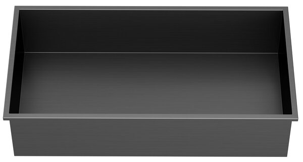Polysan Polysan, raft de perete INSERTA, 510x270mm, oțel inoxidabil, gun metal, 1301-53B
