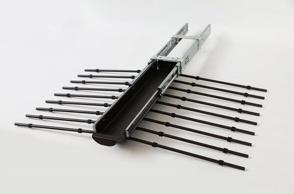 Suport extensibil suspendat pentru pantaloni, 485x680 mm