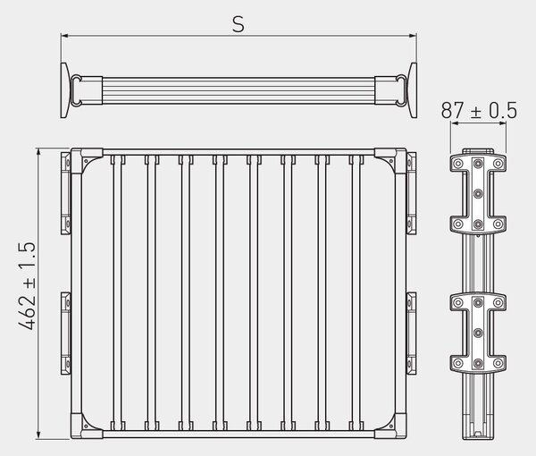SUPORT PANTALONI 900 MM WW-WSPO90-PW