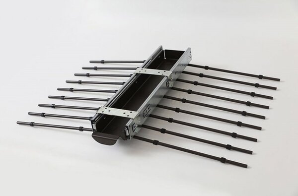 Suport extensibil suspendat pentru pantaloni, 485x680 mm
