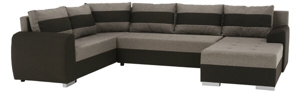 Canapea universală, maro-gri / negru, BONN