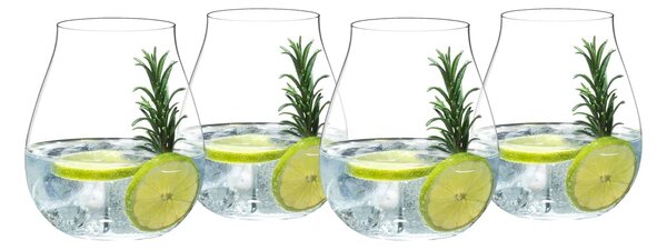 Set 4 pahare pentru gin, din cristal Gin Set Clear, 762 ml, Riedel