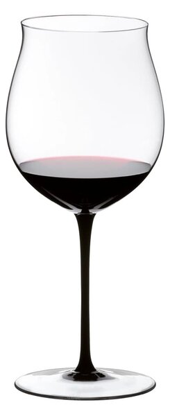 Pahar pentru vin, din cristal Sommeliers Black Tie Burgundy Grand Cru Negru, 1050 ml, Riedel