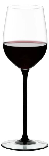 Pahar pentru vin, din cristal Sommeliers Black Tie Mature Bordeaux Negru, 350 ml, Riedel