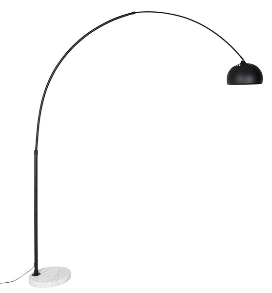 Lampa cu arc modernă neagră cu alb reglabil - XXL